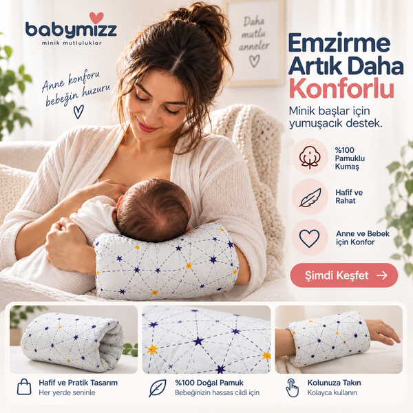 Emzirme Konfor Kolluğu | Anne-Bebek Destek Yastığı
