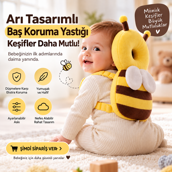 🐝 BEBEĞİN İÇİN GÜVENLİ BAŞ DESTEĞİ