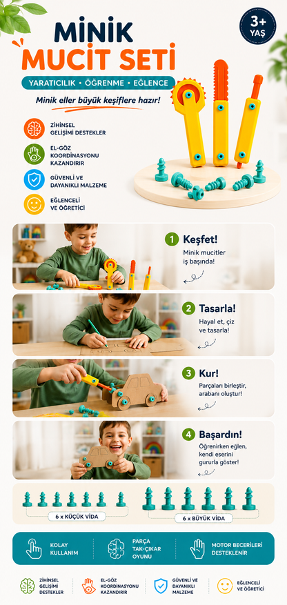 MAPEDO MİNİK MUCİT İCAT SETİ