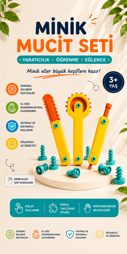 MAPEDO MİNİK MUCİT İCAT SETİ